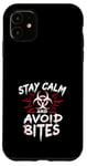 Coque pour iPhone 11 Zombie Apocalypse Humour Humour Humour Undead Quotes Survival Comedy