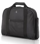 Aerolite 40x30x15 New and Improved 2023 British Airways, EasyJet, Virgin Atlantic, KLM Holdall, Cabin Luggage Under Seat Flight Bag, Black