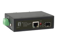 Levelone Igc-0101 - Medieomformer - 1Gbe - 10Base-T, 100Base-Tx, 1000Base-T, 1000Base-X - Rj-45 / Sfp (Mini-Gbic)