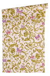 Papier peint Versace Papier Peint Baroque Butterfly Barocco Papier peint intissé 10.05 m x 0.70 m Rosé Vert Or Made in Germany 343254 34325-4