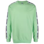 Moschino Mens Taped Sleeve Green Sweatshirt material_cotton - Size X-Large