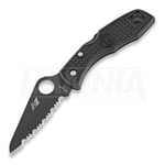 Spyderco Salt I, spyderedge, svart SCC88SBBK