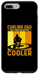 Coque pour iPhone 7 Plus/8 Plus Amateur de curling Cadeaux de sports d’hiver de curling papa