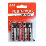 FORNOR 77242 Piles LR6 AA FUJIENERGY ALCALINE X8