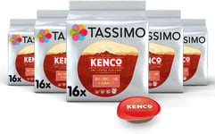 Tassimo Kenco Americano Grande Coffee Pods Pack of 5, 80 pods in total, 80