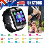 New Q18 Bluetooth Smart Watch SIM Card Camera Fitness Tracker For Android IOS