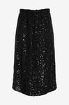 pieces - Kjol pcSerena Sequin HW Midi Skirt MM - Svart