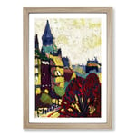 Big Box Art St. Germain Des Pres by Henry Lyman Sayen Framed Wall Art Picture Print Ready to Hang, Oak A2 (62 x 45 cm)