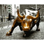 wanghan 1000 Pieces Jigsaw Puzzles for Adults,Wooden Jigsaw,Jigsaw Educational Puzzle Toy for Kid,Jigsaw Family Puzzle Games Street bull statue-50x75cm