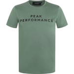 Peak Performance Bill T-skjorte Herre - Grønn - str. 50