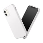 RhinoShield Coque Compatible avec [iPhone 11] SolidSuit - Coque Fine avec Technologie d'absorption des Chocs et Finition Premium Mate, Contour Objectif Photo Interchangeable - Blanc Classic - Neuf