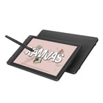 HUION Kamvas 13 Gen3 2024 Tablette Graphique avec Écran, Tablette de Dessin 13.3" avec Verre Canvas Anti-Étincelles, Pentech 4.0, Pression du Stylet 16384, Double Molette pour PC, Mac, Android, Noir