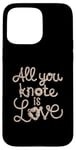 Coque pour iPhone 15 Pro Max Cordon Art Macramé Artistes Tisseuses Cordon