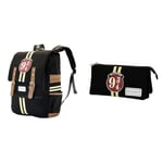 Harry Potter Warner 9 3/4 - Oxford Backpack + Triple Pencil Case HS