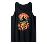 Not all who wander are lost Book reader Nature Tank Top