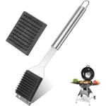 Brosse de Barbecue 3 en 1 - Grattoir en Acier Inoxydable avec Spatule - Ahlsen