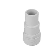 Linxor - Adaptateur à visser 1-1/2 - emboîter Diam 32/38 mm pour tuyau flottant de piscine - Blanc