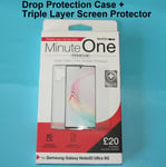 TECH21 Minute One Clear Case Screen Protector for Samsung Galaxy Note20 Ultra 5G