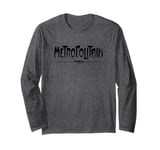 Vintage Metropolitain Paris Metro Sign Long Sleeve T-Shirt