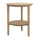 Ethnicraft - Bok Side Table Oak - Träfärgad - Sidobord - Trä