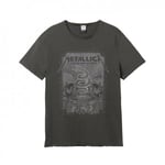 Amplified Mens The Black Album Metallica Diamante T-Shirt - XS