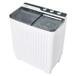 Twin Tub Washing Machine Portable Laundry Machine w/ 7.5 kg Washer & 3 kg Dryer