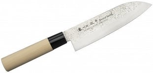 Santoku-veitsi 17 cm Satake Nashiji Natural Satake Nashiji Luonnollinen