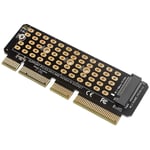 Carte Adaptateur M.2 nvme Vers pci-e 4.0 L'Emplacement m-key Prend en Charge le Serveur 1U