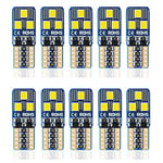 10pcs Ampoule W5W T10 LED 6500K Blanc 12V 6SMD 2835 Puce Éclairage intérieur de Voiture Moto LED W5W T10 501 Position Lumière Latérale Lumière de Coffre Lumière de Plaque D'immatriculation