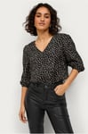 Saint Tropez - Blus Carmensz Blouse - Svart