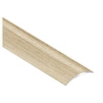 Barre de protection/rail de transition/profilé de transition, décoration en bois, chevilles, autocollant, 30 mm, chêne clair