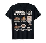 Things I Do In My Spare Time Reading Books Lover T-Shirt