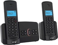 Twin Cordless Home Phones with Answer Machine & Call Block Feature