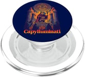 Capybara Illuminati Humour Animal L'Ordre Secret PopSockets PopGrip pour MagSafe