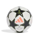 adidas Fotball Champions League 2024/25 Mini - Hvit/Sort/Sølv/Gul, størrelse Ball SZ. 1