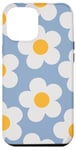 iPhone 12 Pro Max Light Blue Baby Blue Daisy Flower Aesthetic Daisies Floral Case