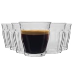 Duralex Picardie Glass Espresso Cups Shot Glasses Set Clear 90ml x12