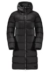 Jack Wolfskin Women's Frozen Palace Coat W, Black, L