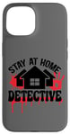 Coque pour iPhone 15 Rester à la maison Détective Crime Solver