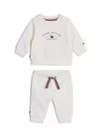 Tommy Hilfiger Baby Sweatshirt & Joggers Set, Ancient White