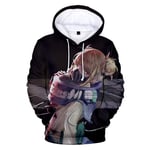 YZJYB Unisexe My Hero Academia Motif Imprimé Sweatshirt à Capuche pour Automne Hiver Anime Ochaco Uraraka Manches Longues Sweat à Capuche,XX~Large