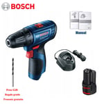 Bosch Tournevis sans fil 12V Perceuse électrique GSR120-LI Tournevis multifonctions pour la maison Perceuse Outils électriques - Type GSR 120-Li Set1