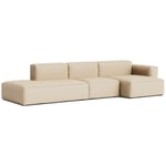 Mags Soft Low 3-seter Sofa Comb. 4 Høyre Divan, Hallingdal 220 / Beige Søm