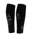 Gococo Compression Calf Sleeves Superior Svart - vadskydd - S (27-32 cm runt vaden)