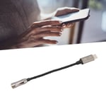 (black) USB C To 3.5mm Headphone Jack Adapter(15cm/5.9in) Type C To