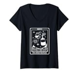 Womens Spray Tan Artist Tarot Card The Spray Tan Artist V-Neck T-Shirt