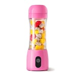 SOGA 380ml Portable Mini USB Rechargeable Handheld Fruit Mixer Juicer Pink - coffee machines & beverages - JuicerMiniPink