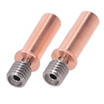 3D Printer Heat Break Bimetallic Heatbreak 2PCS Fast Heat Dissipation Ti Alloy