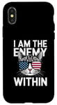 iPhone X/XS I Am The Enemy Within Funny Cat Lady Election Case