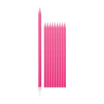 Bougie Gâteau Magique C / Soutien 15.5cm 10pz Fuchsia Givi